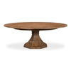 Giselle Jupe Dining Table Medium - Round Expandable Dining Table Dark