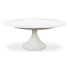 round dining table working white pedestal