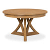 round Jupe dining table medium pedestal base heather gray contemporary