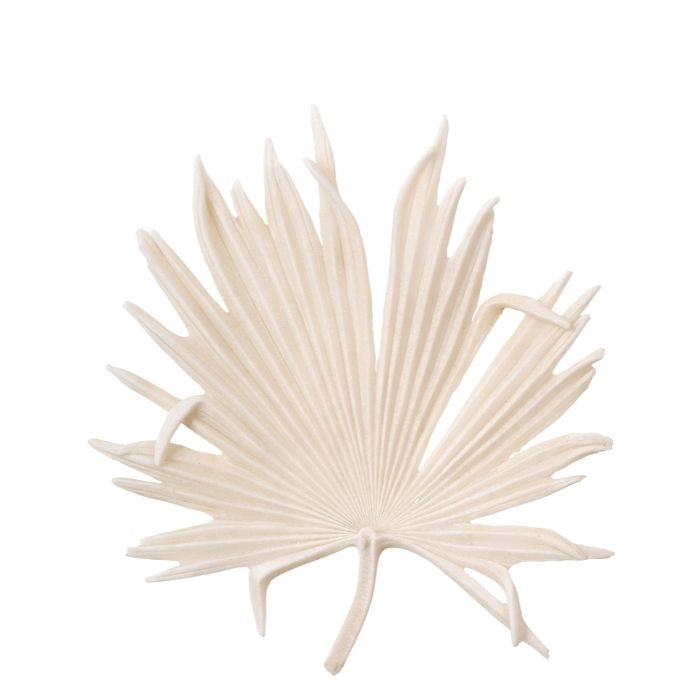 off-white resin palm leaf