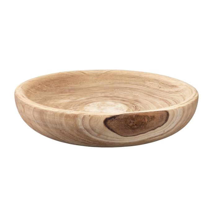 natural wood bowl