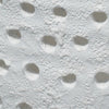 matte white vase holes organic shape