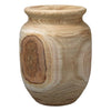 natural wood large vase urn