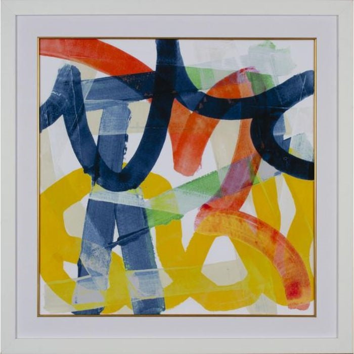 color abstract wall art canvas print
