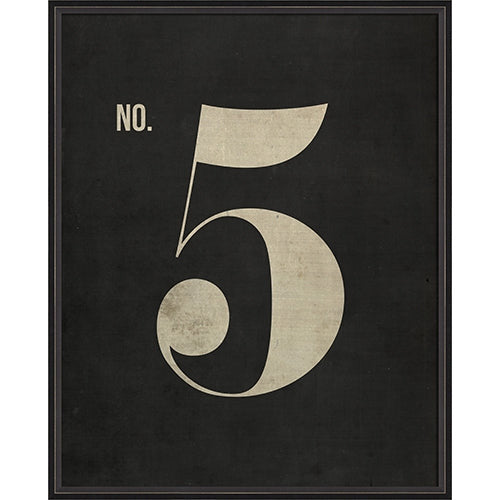 Art Print - Alpha Numeric BC on Black (size + number options)