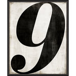 Art Print - Alpha Numeric BC on White (size + number options)