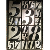 Art Print - Alpha Numeric BC on White (size + number options)