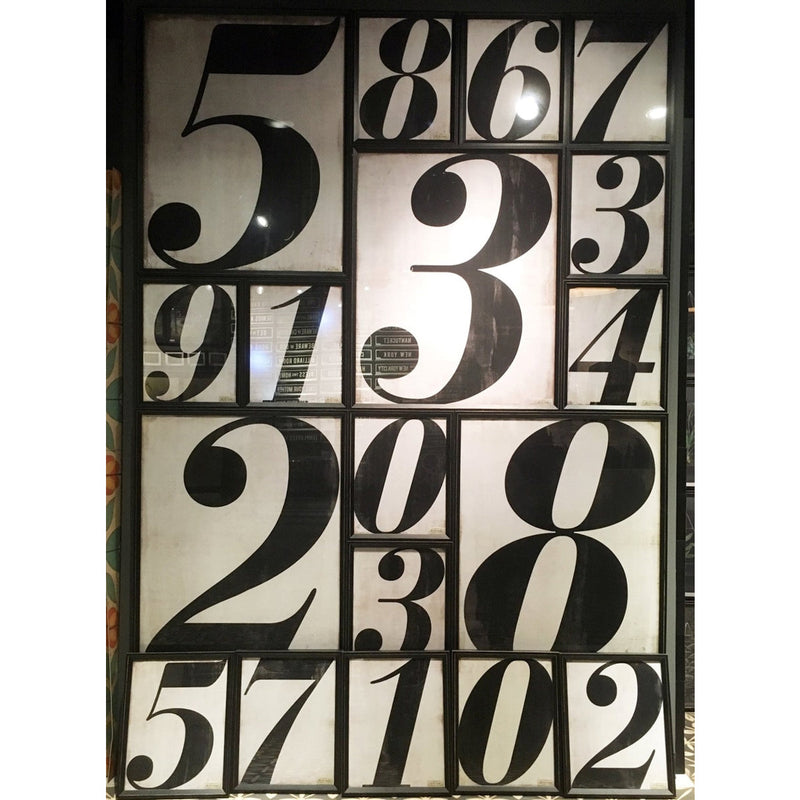 Art Print - Alpha Numeric BC on White (size + number options)