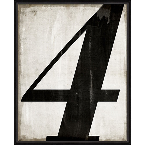 Art Print - Alpha Numeric BC on White (size + number options)