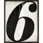 Art Print - Alpha Numeric BC on White (size + number options)