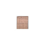 counter stool blush pink rattan back arms