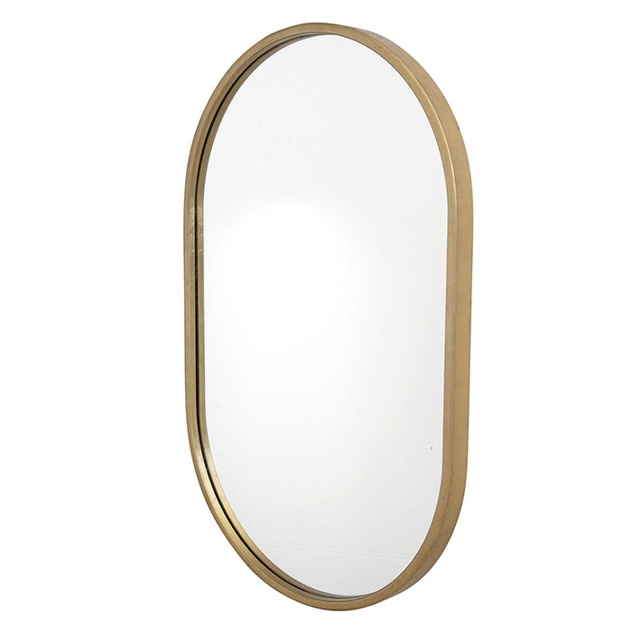 oval wall mirror gold frame