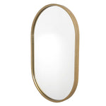 oval wall mirror gold frame