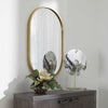 oval wall mirror gold frame