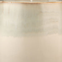 pale blue-green cream ombre ceramic table lamp