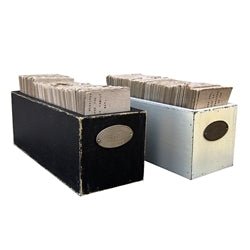Unique white wood organizational box for desk 