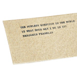 paper cards handmade quotes inspirational messages rustic natural