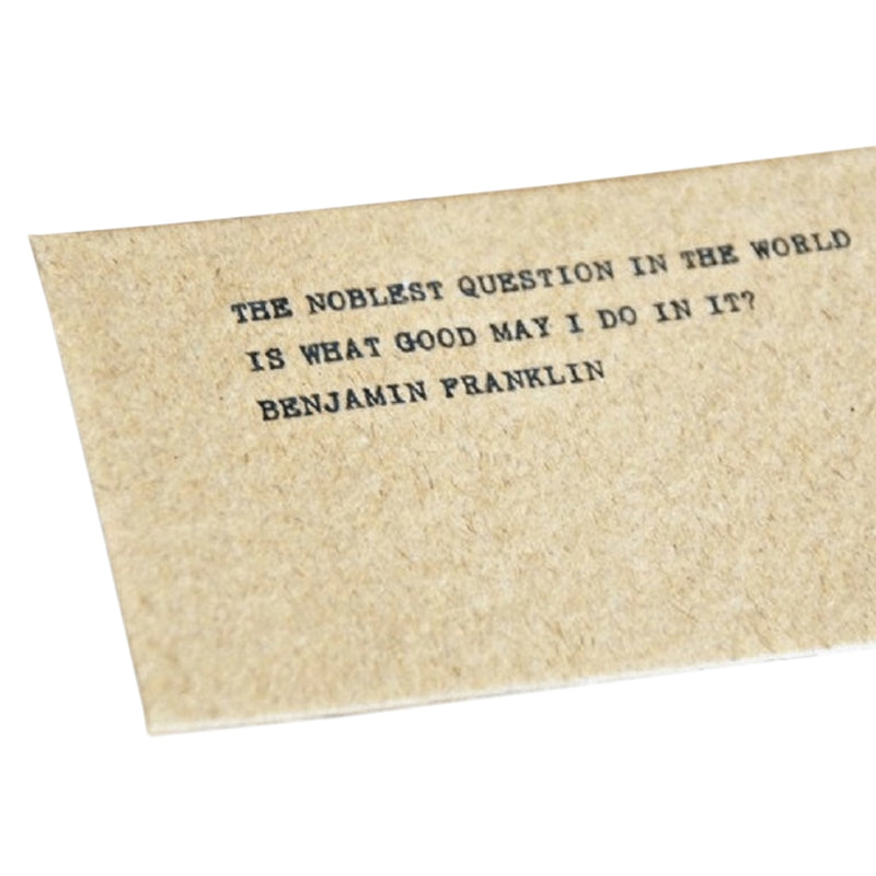 paper cards handmade quotes inspirational messages rustic natural