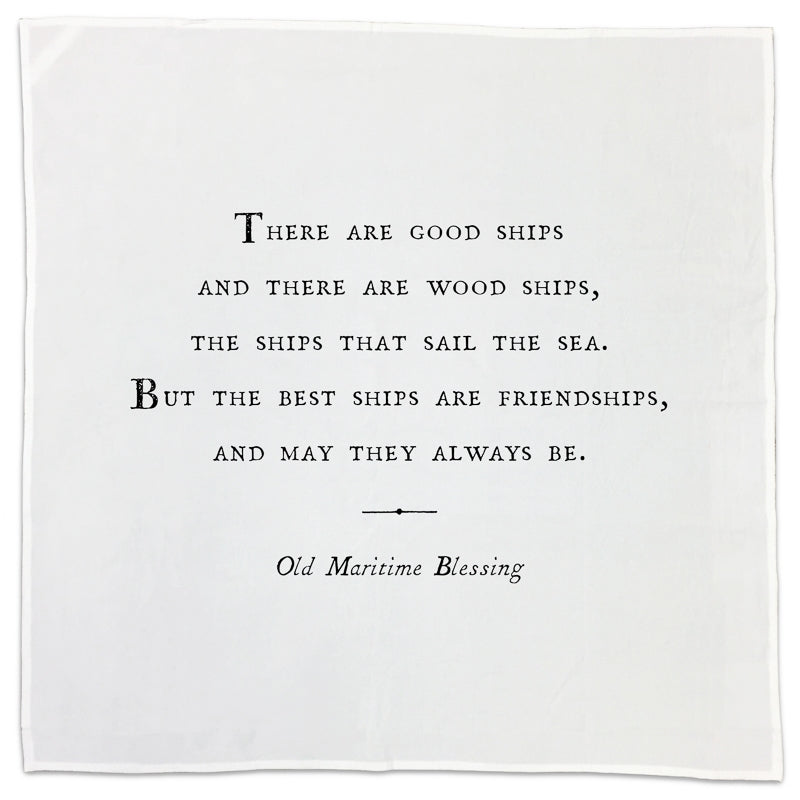 Cotton Napkins - Friendship Series (set of 10) Assorted Messages