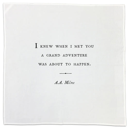Cotton Napkins - Friendship Series (set of 10) Assorted Messages