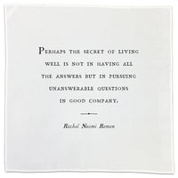 Cotton Napkins - Friendship Series (set of 10) Assorted Messages