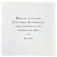 Cotton Napkins - Friendship Series (set of 10) Assorted Messages