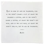 Cotton Napkins - Gratitude Series (set of 10) Assorted Messages