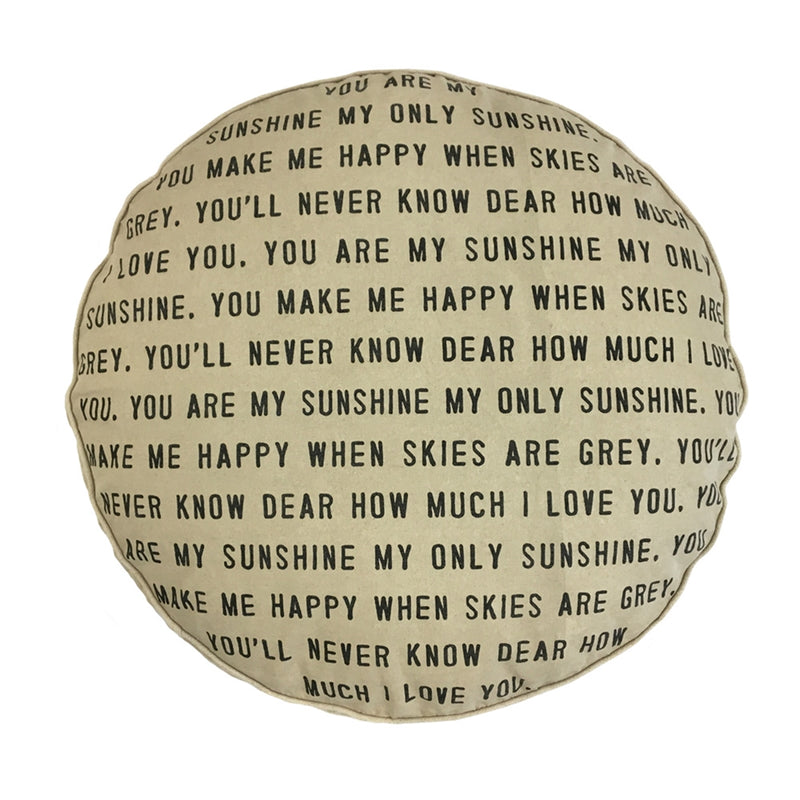 Sugarboo & Co. Floor Pouf - You Are My Sunshine with Dots