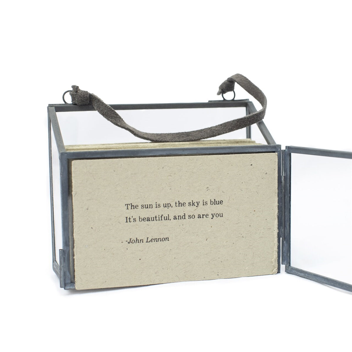 metal picture frame card holder rustic horizontal