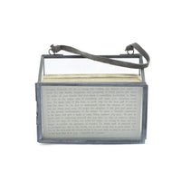 metal picture frame card holder rustic horizontal