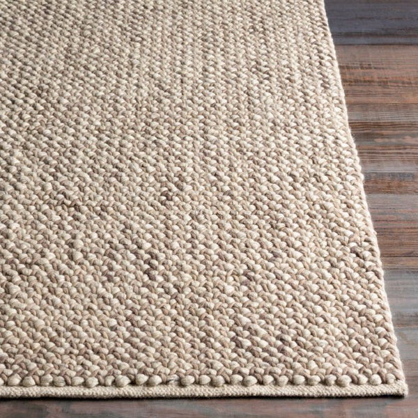 tan area rug no pile transitional