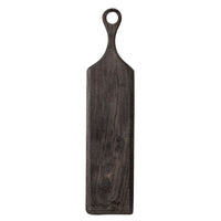 acacia wood black cutting board tray serveware