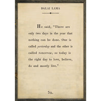 book poetry wall artwork art rustic wood frame grey gray cream white charcoal weathered print quote letter excerpt author poet