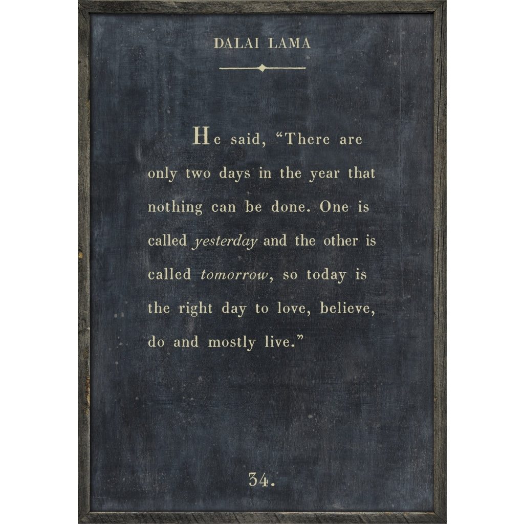 book poetry wall artwork art rustic wood frame grey gray cream white charcoal weathered print quote letter excerpt author poet