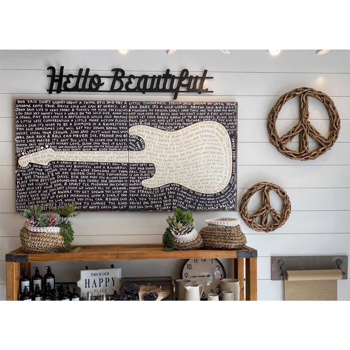 Shop Music Legends' Guitar Wall Art | Lyrics | BSEID