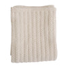 cable knit baby blanket