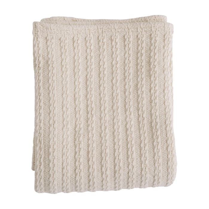 cable knit baby blanket