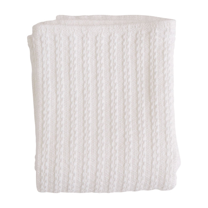 cable knit baby blanket