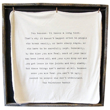 The Velveteen Rabbit Baby Blanket - Gifts for Babies + Toddlers
