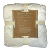 Cozy Adult Size Blanket mink sherpa white