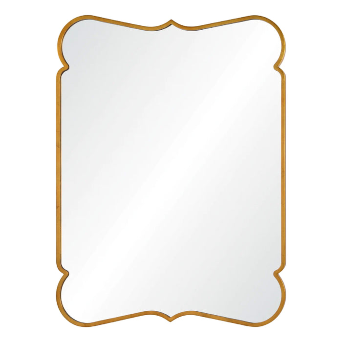 Unique gold wall mirror