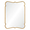 Unique gold wall mirror