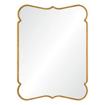 Unique gold wall mirror