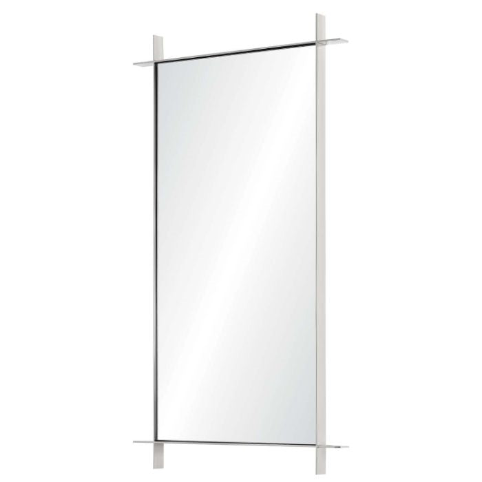 stainless steel rectangle mirror non beveled