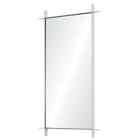 stainless steel rectangle mirror non beveled