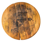 rustic lazy susan wood round