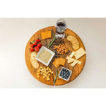 rustic lazy susan wood round