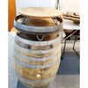 wood natural round hairpin legs bourbon barrel