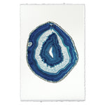 handmade paper blue agate stone photography