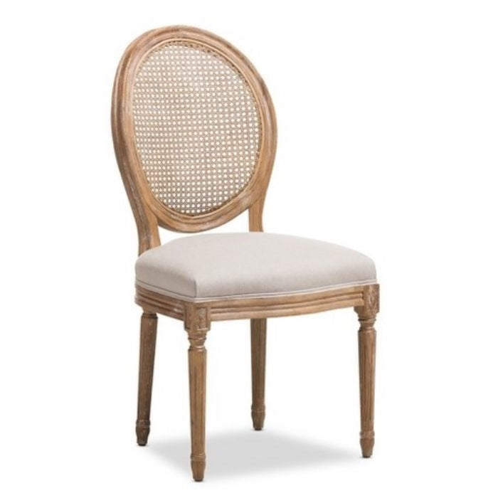 dining chair cane back finish options fabric seat